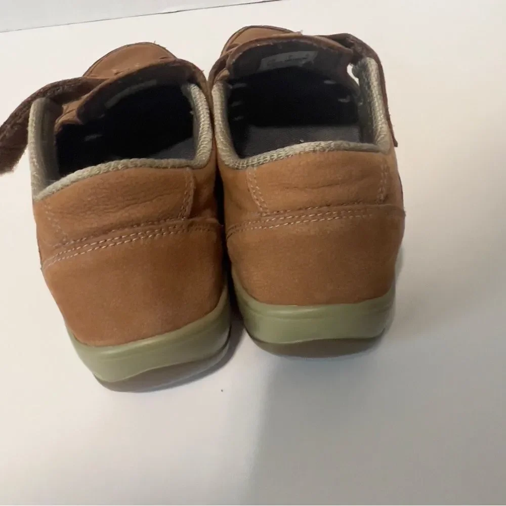 Orthofeet Serene Women's Tan Leather Comfort Orthotic‎ Slip On Shoes Size 7 M